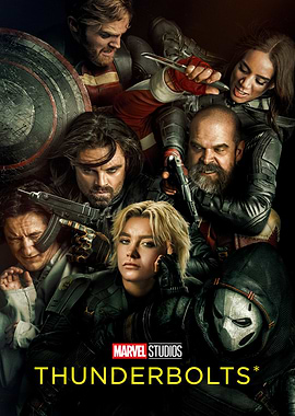 Thunderbolts Group Pose Theatrical Poster