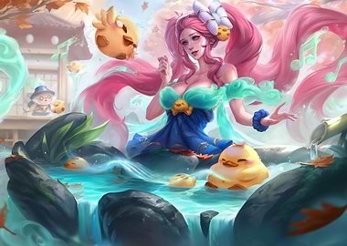 Spirit Blossom Sona's Onsen Serenity