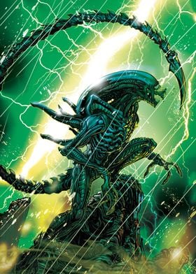 Alien Comics Stylized-preview-3