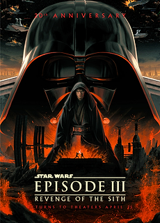 Revenge Of The Sith 20th Anniversary theatrical poster