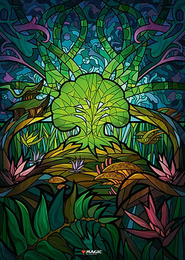 Stained-Glass Forest