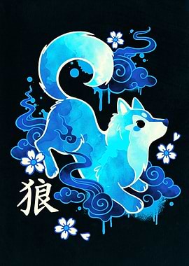 okami wolf spirit kawaii