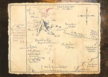 The Lonely Mountain Map