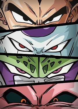 DBZ Eyes Villians