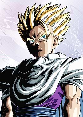 DBZ Kid Gohan Epic Portrait