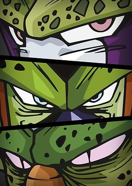 DBZ Eyes Cell Forms