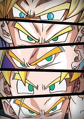 DBZ Eyes Super Saiyans