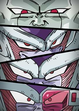 DBZ Eyes Frieza Forms