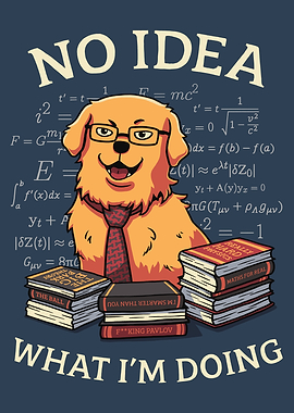 Math Golden Retriever Dog