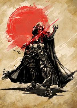 Darth Vader as a Samurai