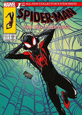 Into the Spider-Verse Comic Cover Miles